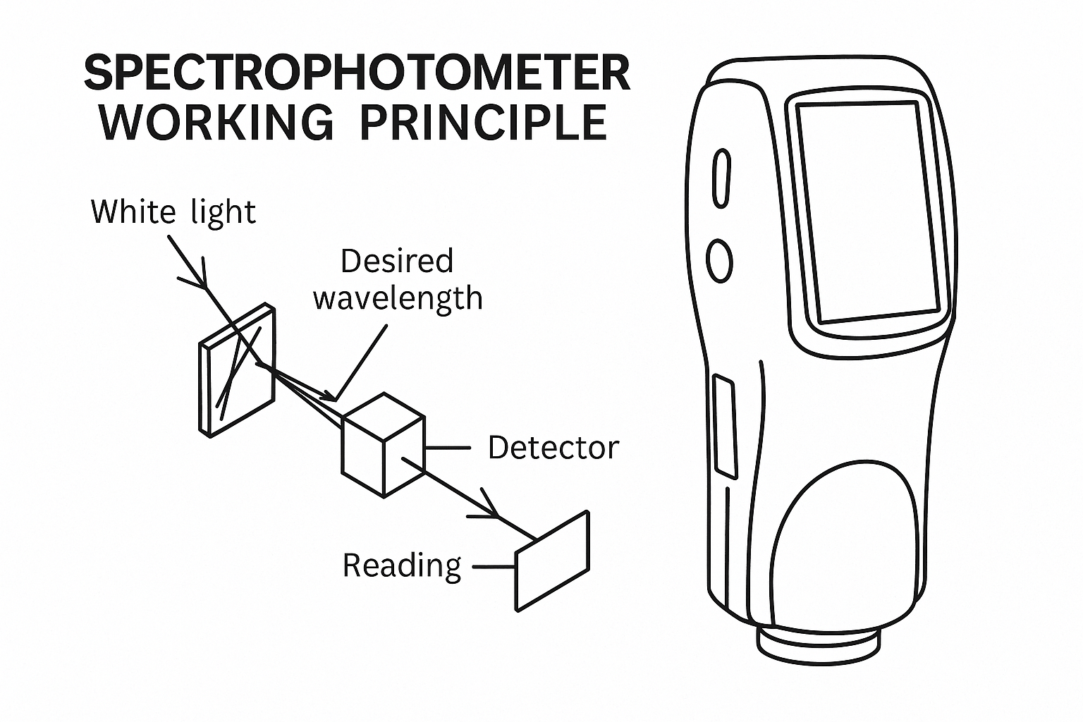 spectrophotometer working principle